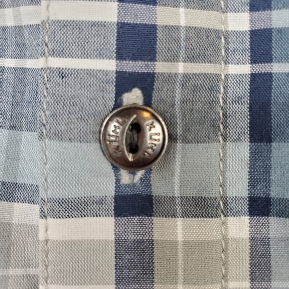 {KUHL} Styk Short Sleeve Plaid Button Up Shirt - Picture 3 of 8